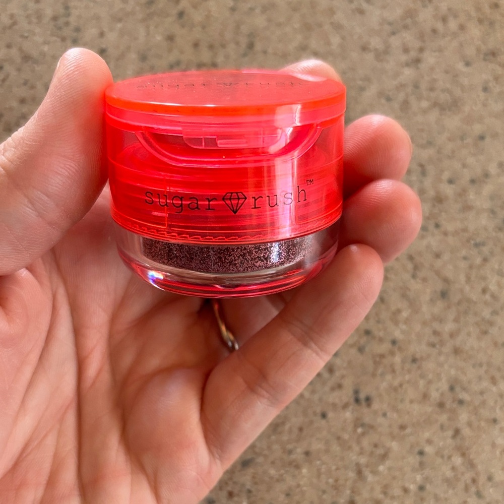 Sugar Rush Shimmer Loose Pigment - Clear Red Jar